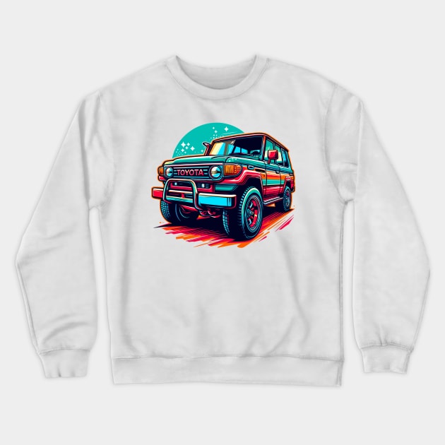 Toyota Land Cruiser Crewneck Sweatshirt by Vehicles-Art